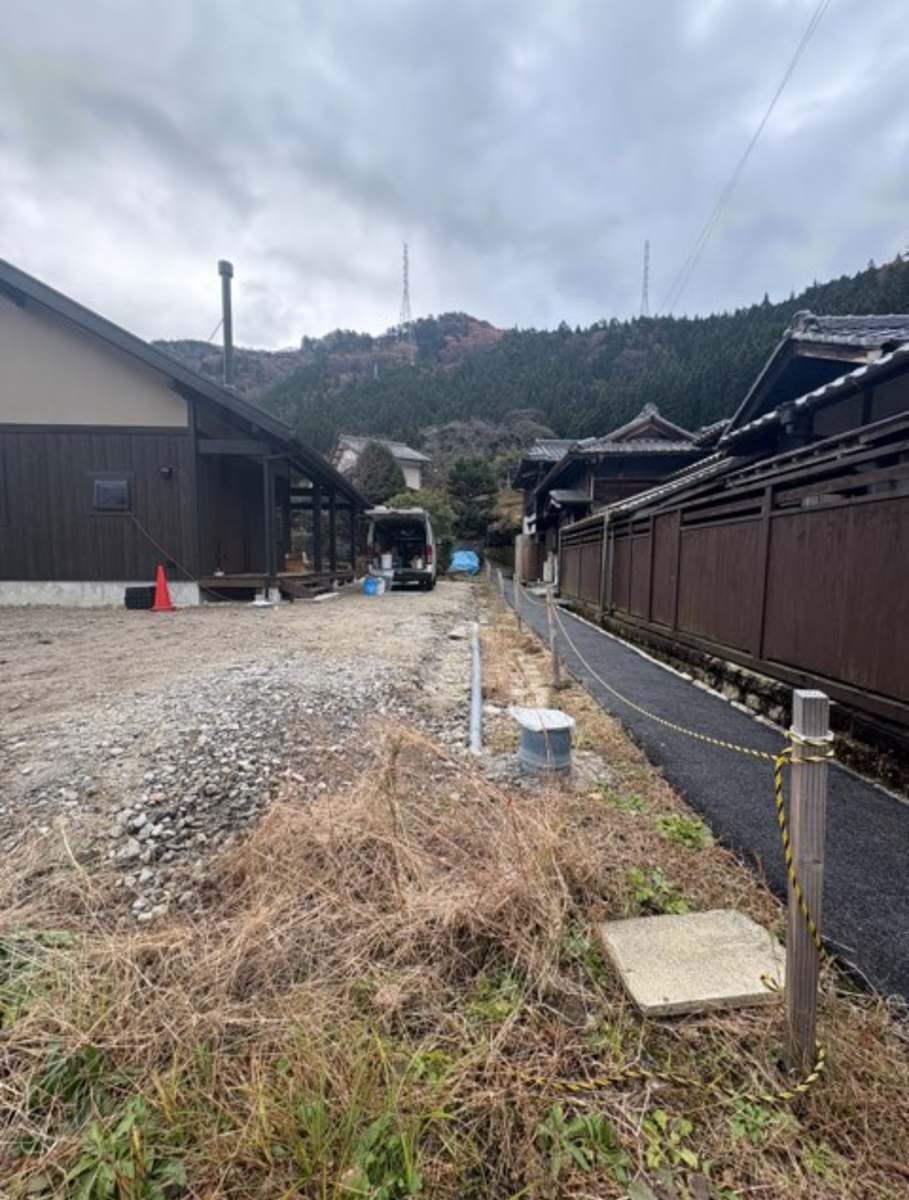 石材花壇 before